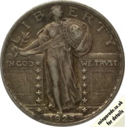 Standing Liberty Quarter Obverse